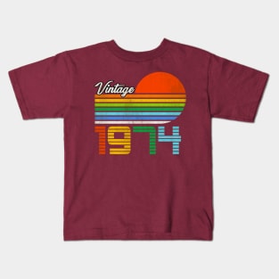 Vintage 1974 Kids T-Shirt